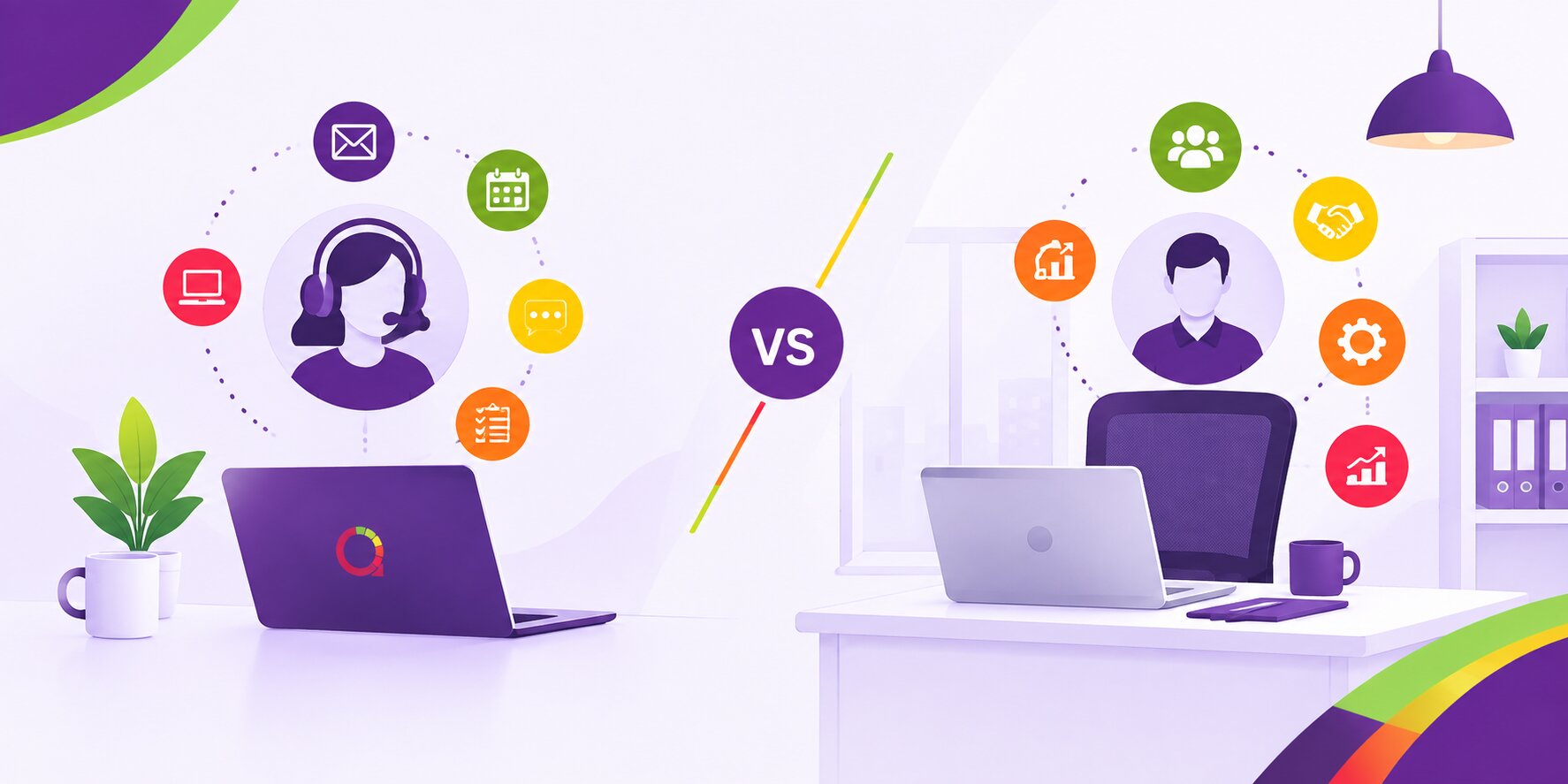 Virtual Assistant vs In House Employee blog banner